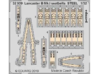 Lancaster B Mk. I seatbelts STEEL 1/32 - image 1