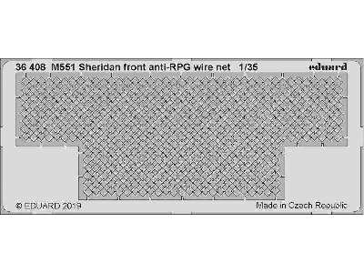 M551 Sheridan front anti-RPG wire net 1/35 - image 1
