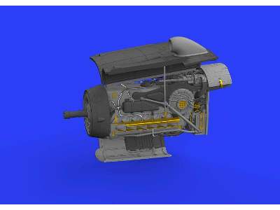 Bf 109G-10 engine 1/48 - Eduard - image 3