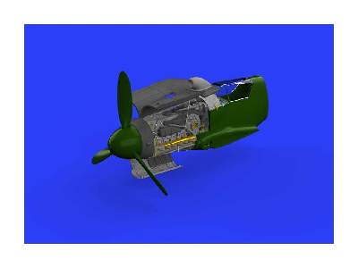 Bf 109G-10 engine 1/48 - Eduard - image 4