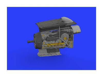 Bf 109G-10 engine 1/48 - Eduard - image 6