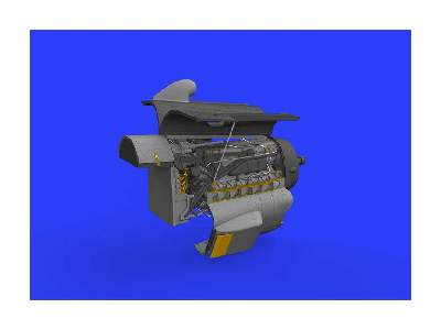 Bf 109G-10 engine 1/48 - Eduard - image 9