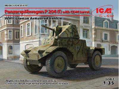 Panzerspähwagen P 204 (f) w/CDM turret German Armoured Vehicle - image 13