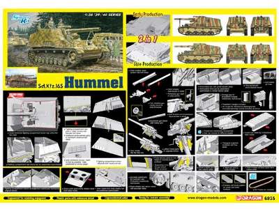 Sd.Kfz.165 Hummel Early/Late Production (2 in 1) - Smart Kit - image 2
