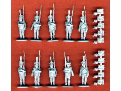 French Light Infantry Chasseurs Marching - image 2