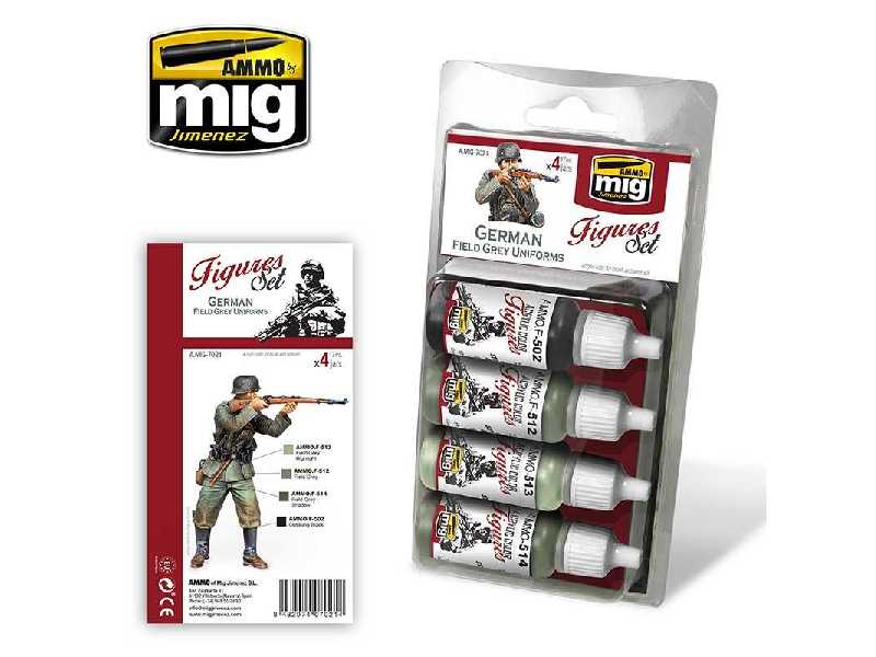 A.Mig 7021 German Field Grey Uniforms Set - image 1