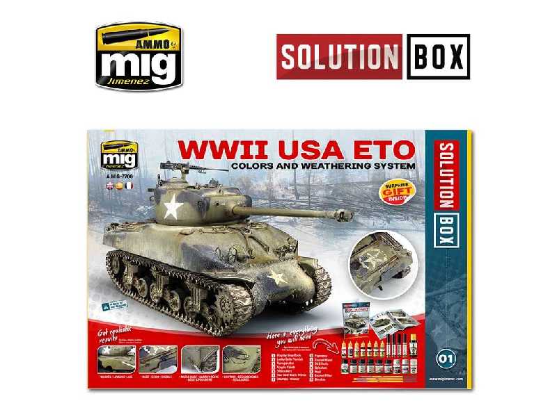 WW Ii American Eto Solution Box - image 1