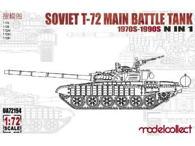 Soviet T-72 Main Battle Tank 1970s-1990s 5 In 1 - image 1