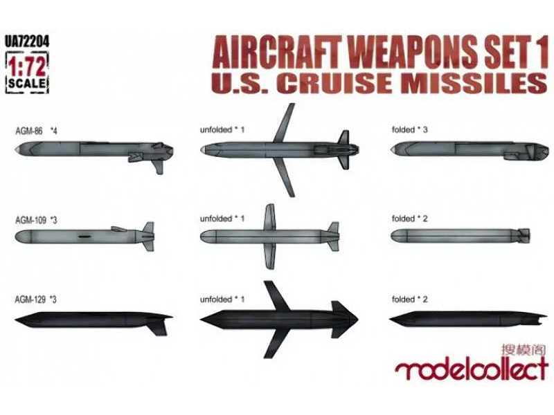 Aircraft Weapons Set 1 U.S.Cruise Missiles - image 1