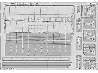 P-40F landing flaps 1/32 - image 1
