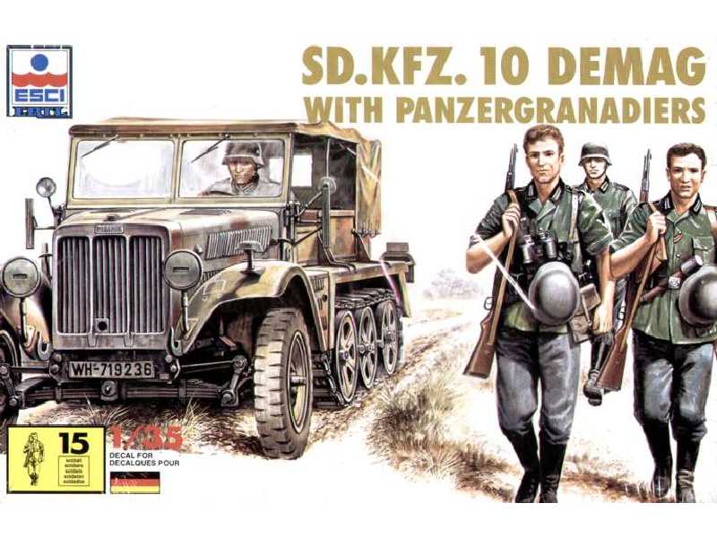 German Sd.Kfz. 10 Demag with Panzer Grenadiers - image 1