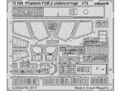 Phantom FGR.2 undercarriage 1/72 - image 1