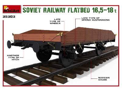 Soviet Railway Flatbed 16,5-18t - image 14