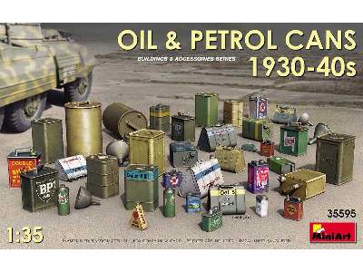 Oil &#038; Petrol Cans 1930-40s - image 1