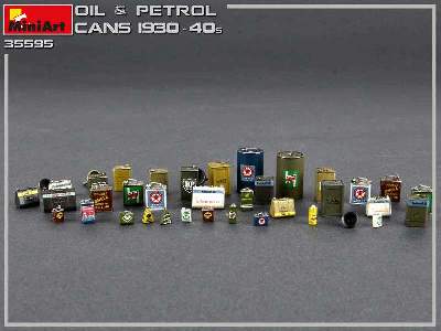 Oil &#038; Petrol Cans 1930-40s - image 11