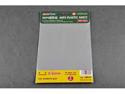 0.5mm Hips Plastic Plate A4 Size (210mm*300mm*2pcs) - image 1