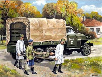 Studebaker US6 with Soviet Medical Personnel - image 1