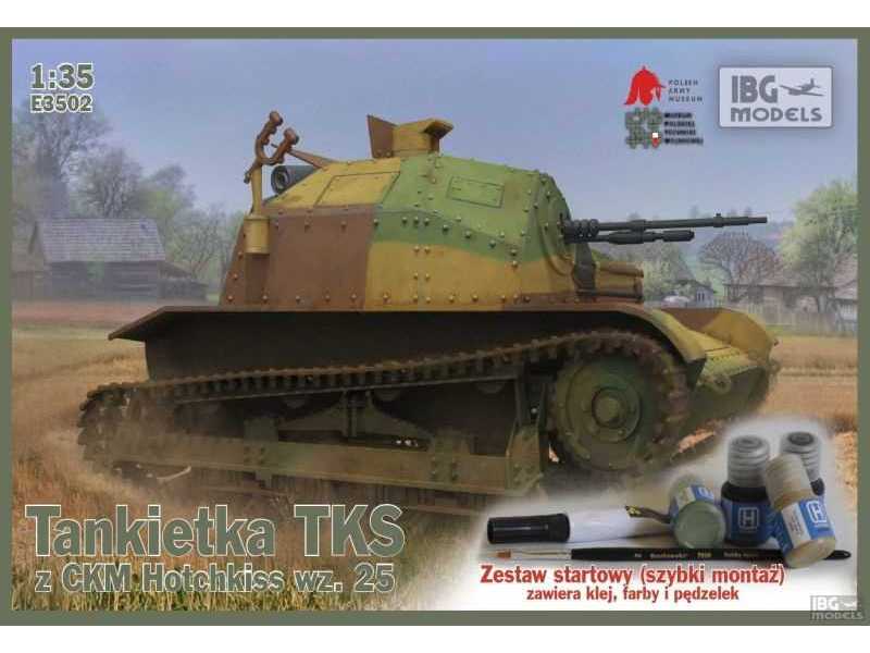TKS - Polish Tankette with CMK Hotchkiss wz.25 Starter Set - image 1