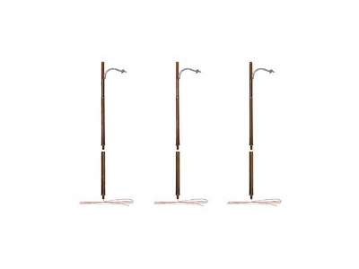 Wooden Pole Street Lights  - 3 pcs. - image 1