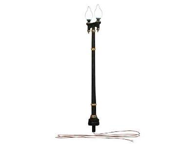 Double Lamp Post Street Lights  - 3 pcs. - image 1