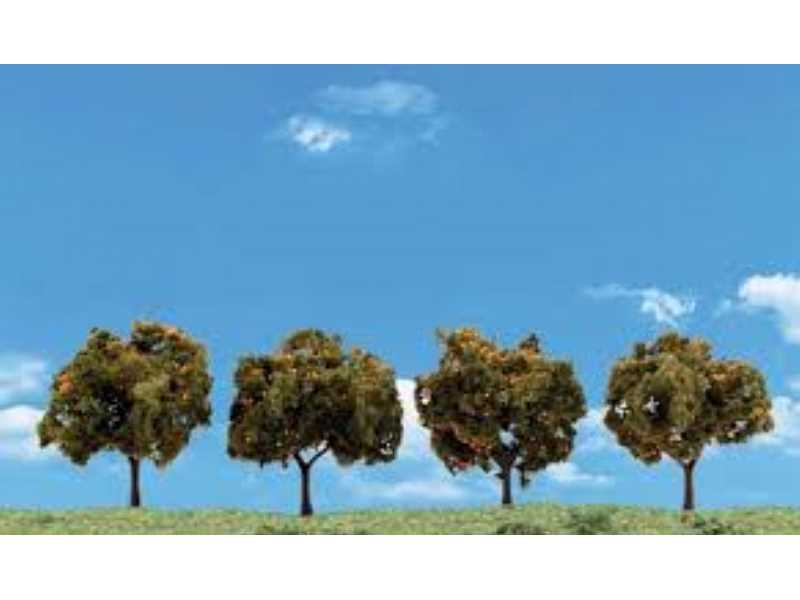 Woodland Wtr3592 2 3in. Orange Trees 4 /Pkg - image 1