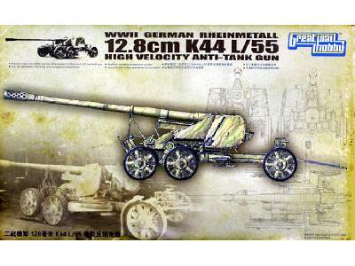 German Rheinmetall 12.8cm K44 L/55 high velocity anti-tank gun - image 1