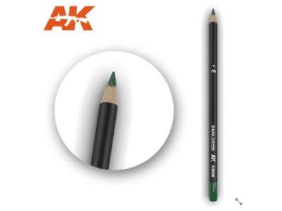 Watercolor Pencil Dark Green - image 1
