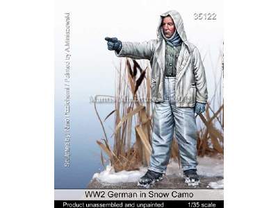 WW2 German In Snow Camo - image 1