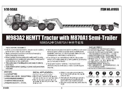 M983A2 HEMTT Tractor with M870A1 Semi-Trailer - image 6