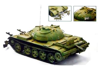 T-55C1 Bublina - Tank with mine sweeper KMT-6 - image 1