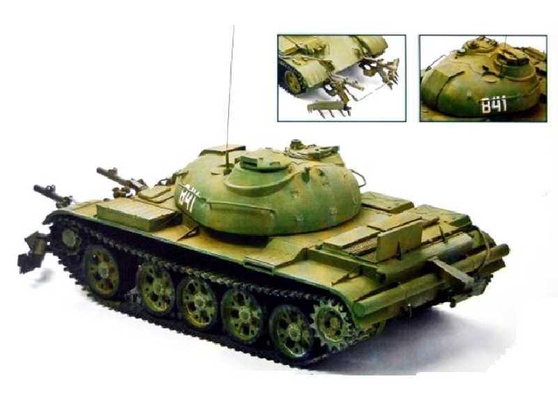 T-55C1 Bublina - Tank with mine sweeper KMT-6 - image 1