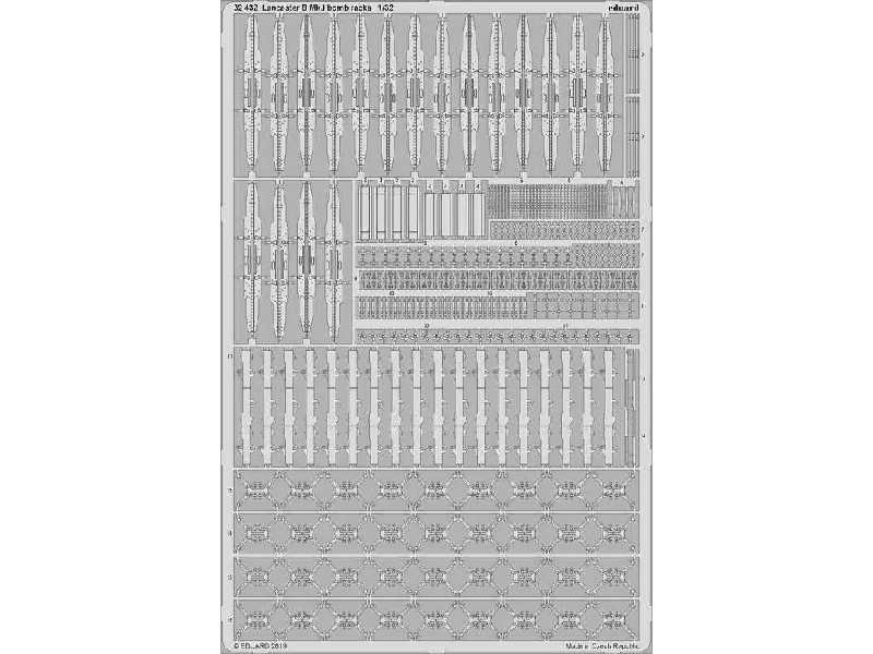 Lancaster B Mk. I bomb racks 1/32 - Hong Kong Models - image 1