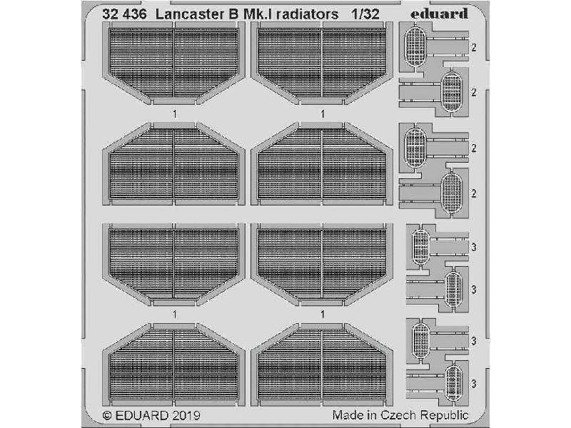 Lancaster B Mk. I radiators 1/32 - Hong Kong Models - image 1