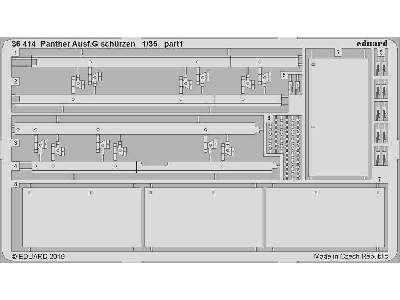 Panther Ausf. G schürzen 1/35 - image 1