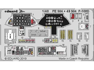 F-100D interior 1/48 - image 1