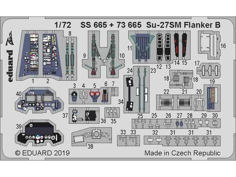 Su-27SM Flanker B 1/72 - image 1