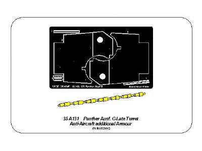 Panther G turret Anti-Aircraft additional Armour - image 8