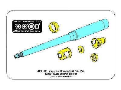 German 88 mm KwK 36 L/56 Tiger I Late Barrel - image 10