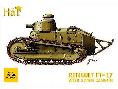 Renault FT-17 tank with 37mm cannon - 2 pcs. - image 1