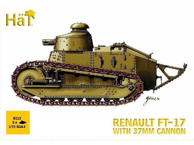 Renault FT-17 tank with 37mm cannon - 2 pcs. - image 1