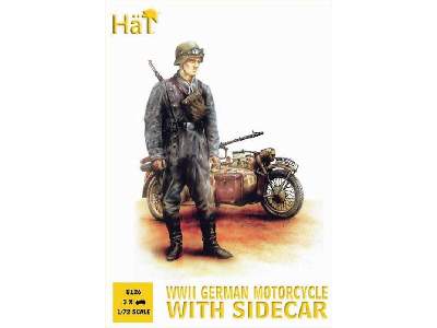 WWII German Motorcycle BMW with sidecar - image 1