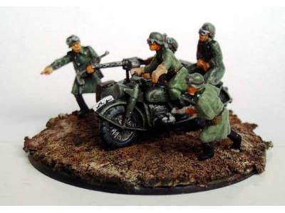 WWII German Motorcycle BMW with sidecar - image 3