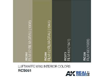 Luftwaffe WW2 Interior Colors [set] - image 2