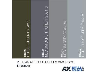 Belgian Air Force Colors 1990s-2000s [set] - image 2