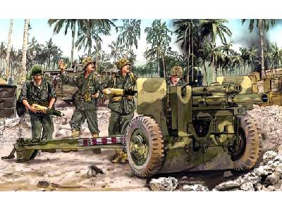 105mm Howitzer M2A1 & Carriage M2A2 w/USMC Gun Crew - image 1