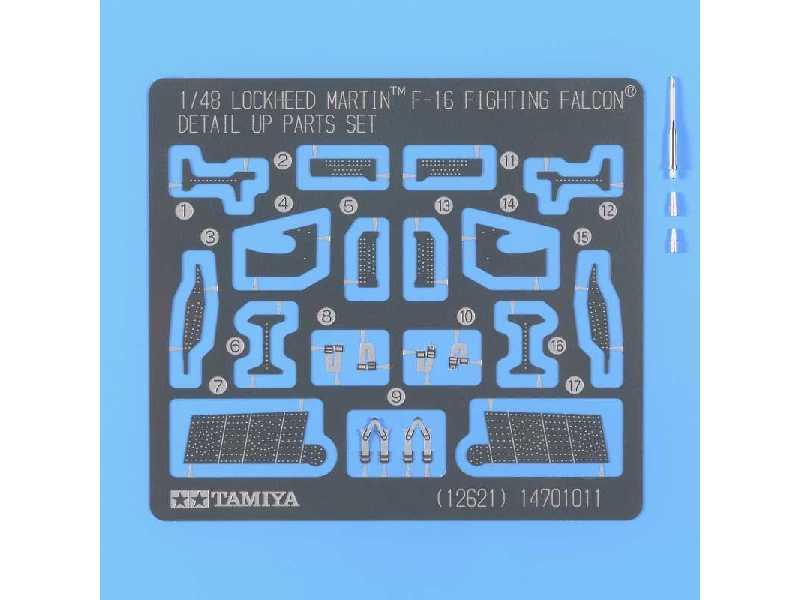 Lockheed F-16 Detail Part - Fighting Falcon Photo-Etched - image 1