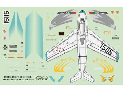 Potuguese F-16a 50 Years Of Ba5 Monte Real Air Base - image 1