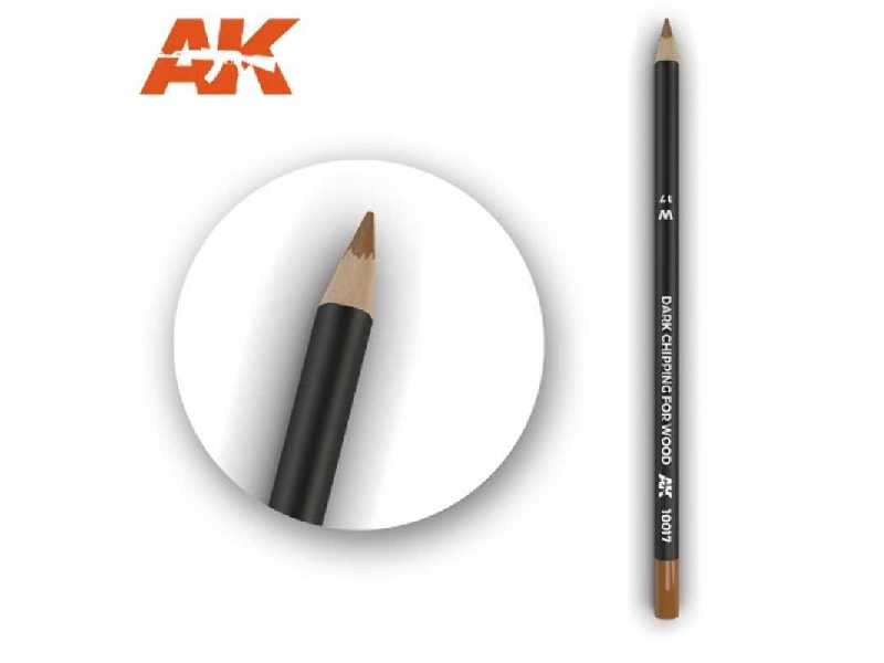 Watercolor Pencil Dark Chipping For Wood - image 1 Watercolor Pencil Dark Chipping For Wood - image 1