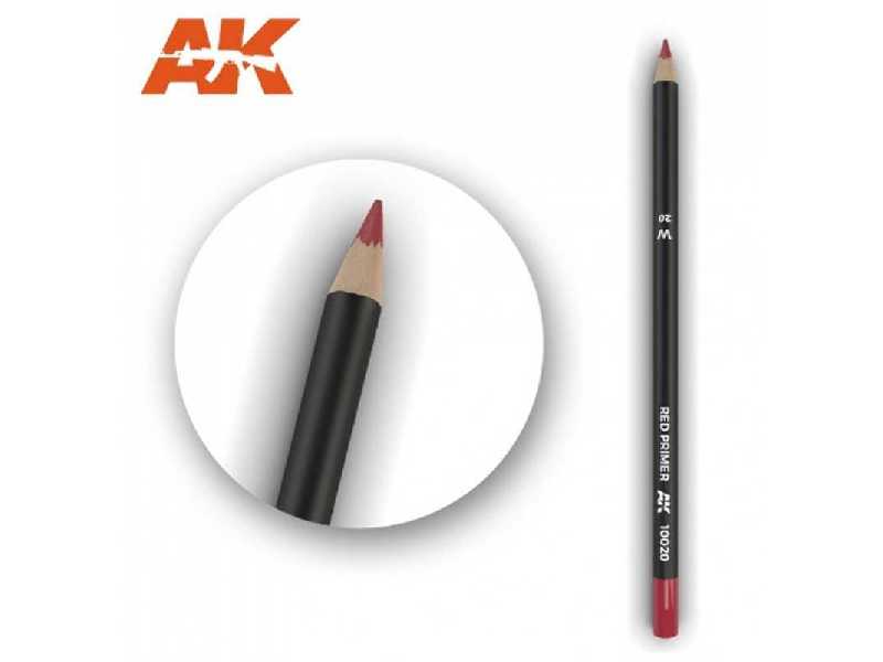 Watercolor Pencil Red Primer - image 1 Watercolor Pencil Red Primer - image 1