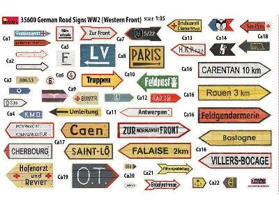 German Road Signs WW2 (France 1944) - image 3